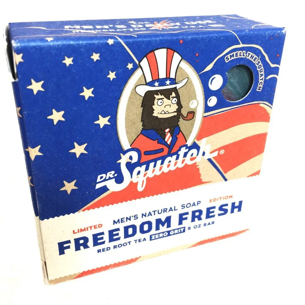 DR. Squatch Freedom Fresh Limited Edition Bar Soap - 5oz.